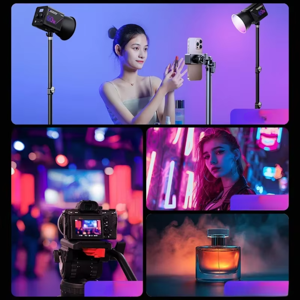 Portable RGB Video Light for Photography and Streaming | Temsk
