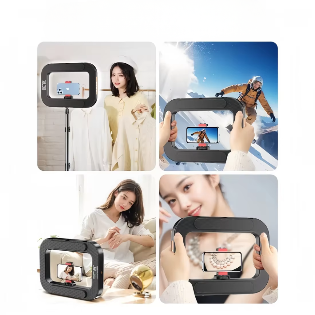 Portable LED Ring Light For Mobile Photography And Streaming | Temsk