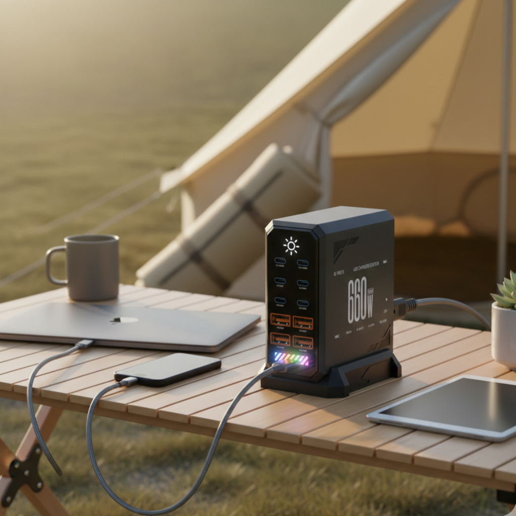 USB-C Charging Station for Multiple Devices and More | Temsk