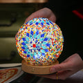 LumaNest Glass LED Table Lamp With Dimmable Glow for Cozy Rooms | Temsk