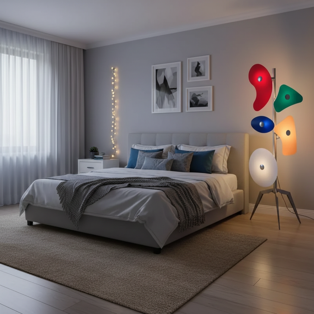 Colour Changing LED Floor Lamp For Modern Living Spaces | Temsk