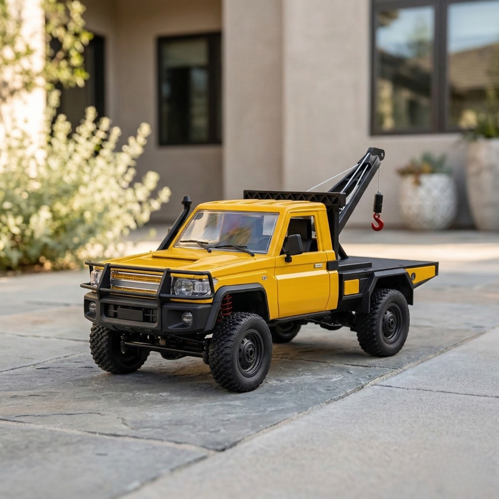 1:12 Scale 4WD RC Crawler Truck For Off-Road Climbing And Remote Control | Temsk