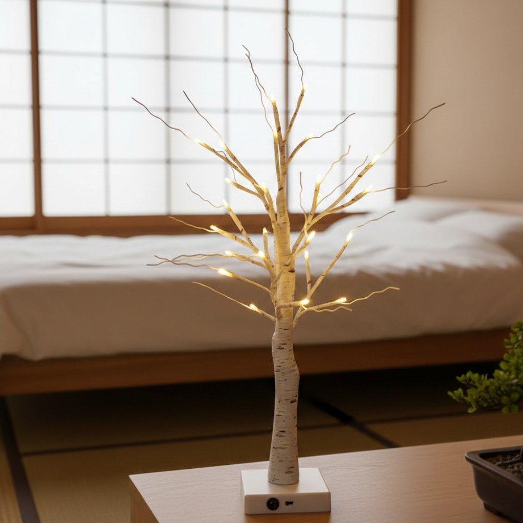 Birch Tree LED Light Decor For Cozy Ambience At Home | Temsk