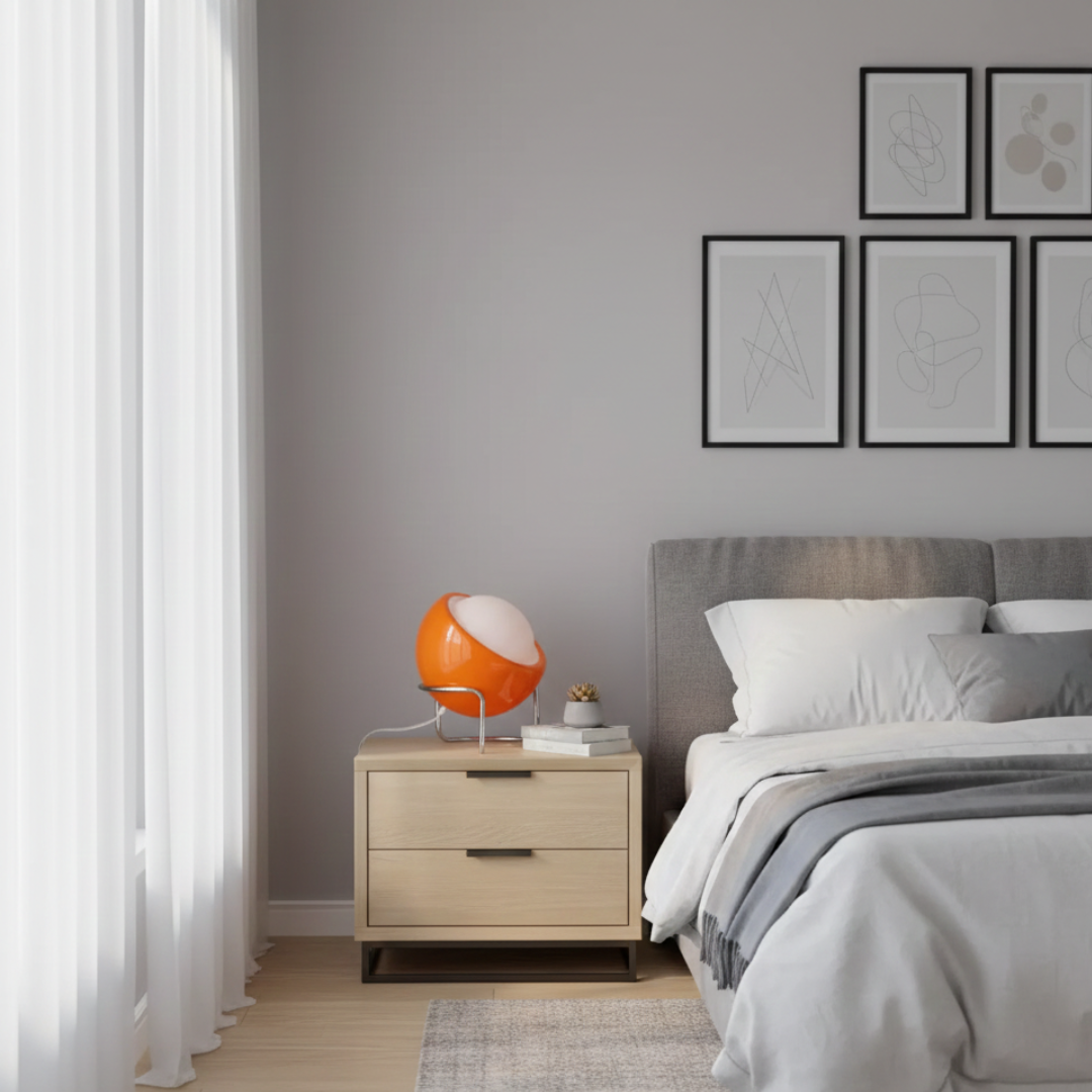 Elegant Indoor Glass Table Lamp For Living Room And Bedroom Decor | Temsk