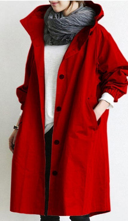 AuroraWeave Fashionable Trench Coat For Women Long Style Seasonal 2024 | Temsk