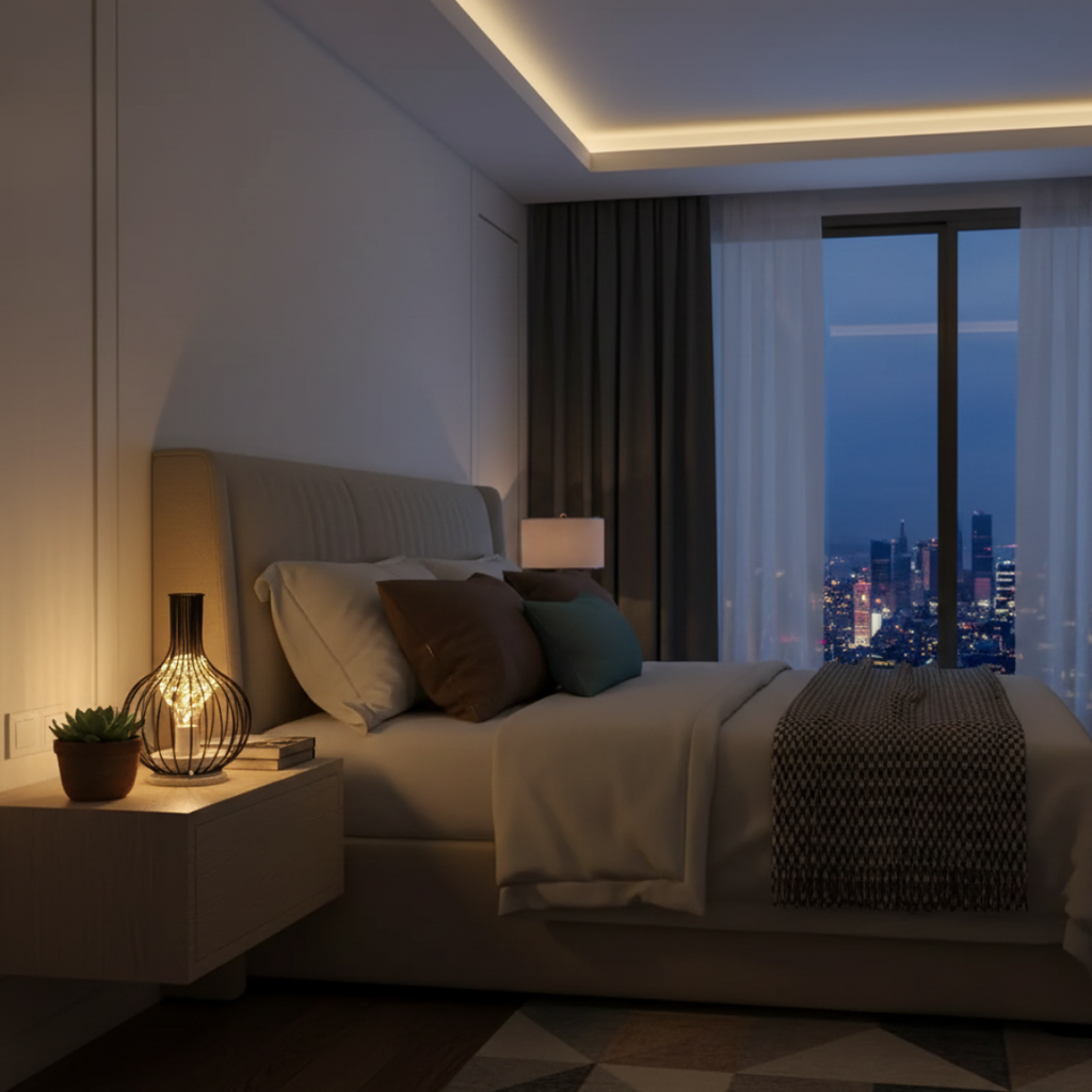 Industrial Cage Table Lamp For Indoor Living Rooms | Temsk