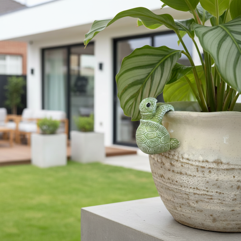 Hanging Turtle Resin Decor For Playful Plant Pots And Corners | Temsk
