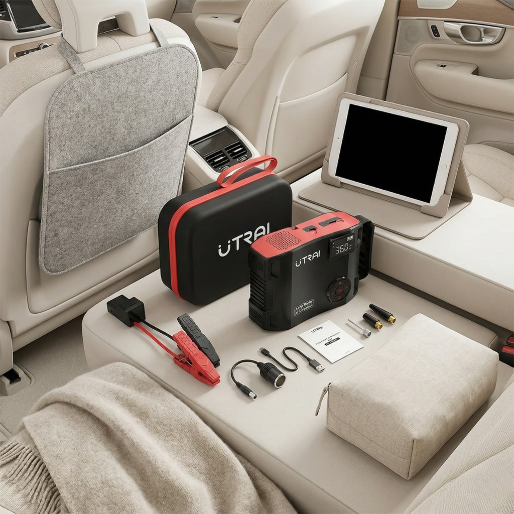 UTRAI 2000A Portable Jump Starter Pack With Power Bank | Temsk