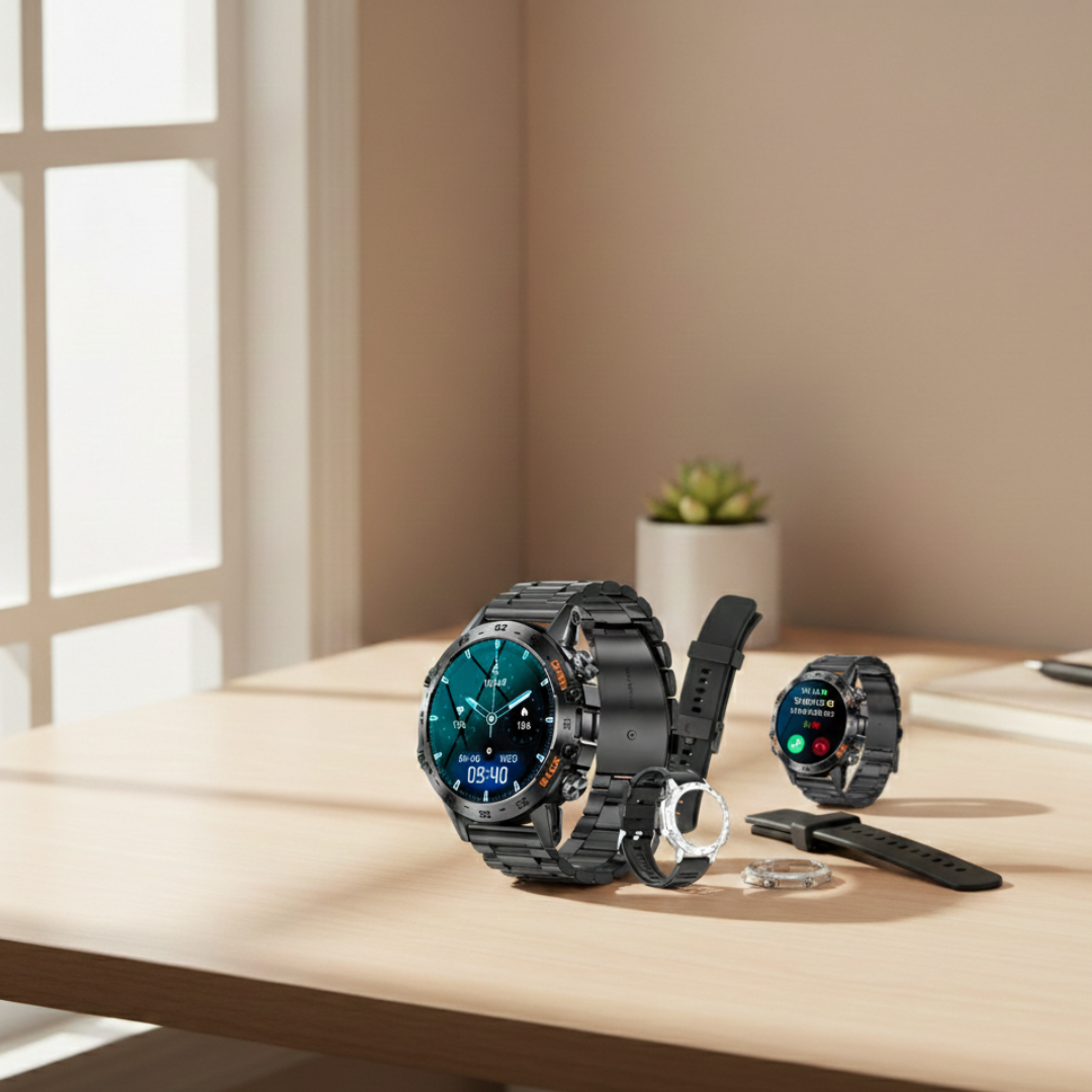 Waterproof Smartwatch With Bluetooth Calling For Everyday Durability | Temsk