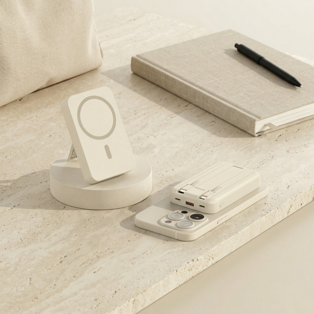 Magnetic Wireless Power Bank For Travel And Everyday Use | Temsk