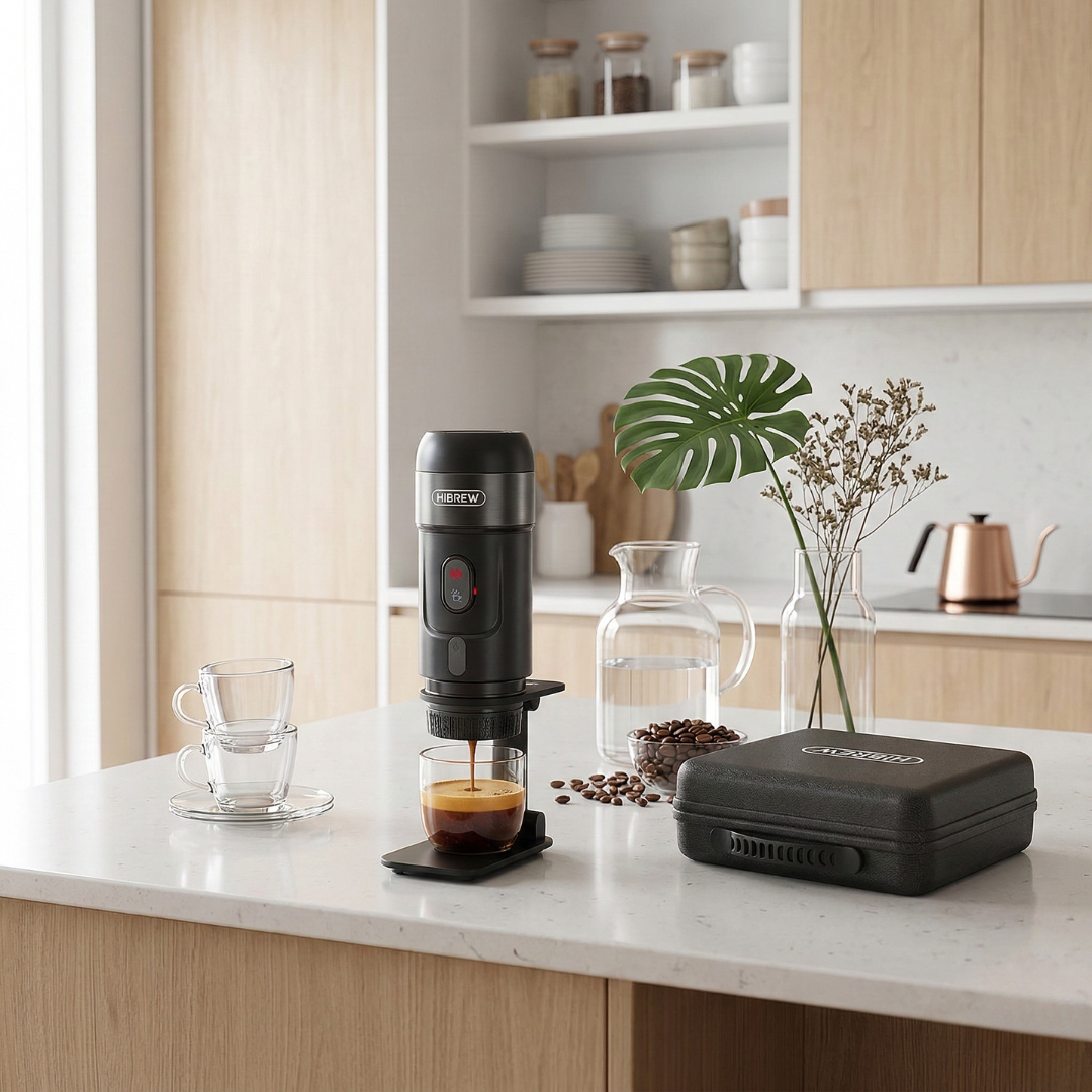 12V Portable Espresso Maker For Travel And On The Road | Temsk