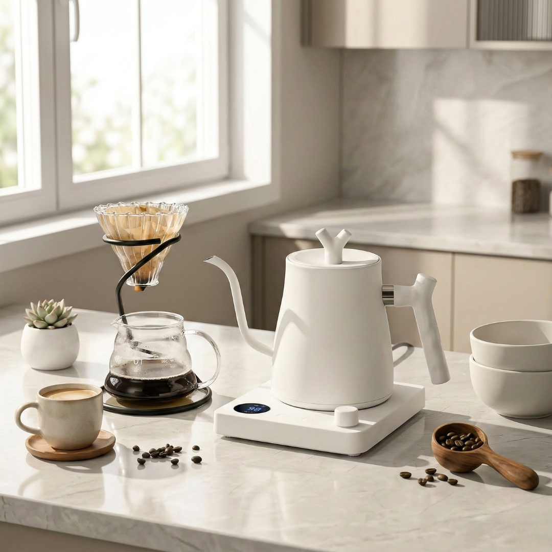 Gooseneck Electric Kettle With Temperature Control | Temsk