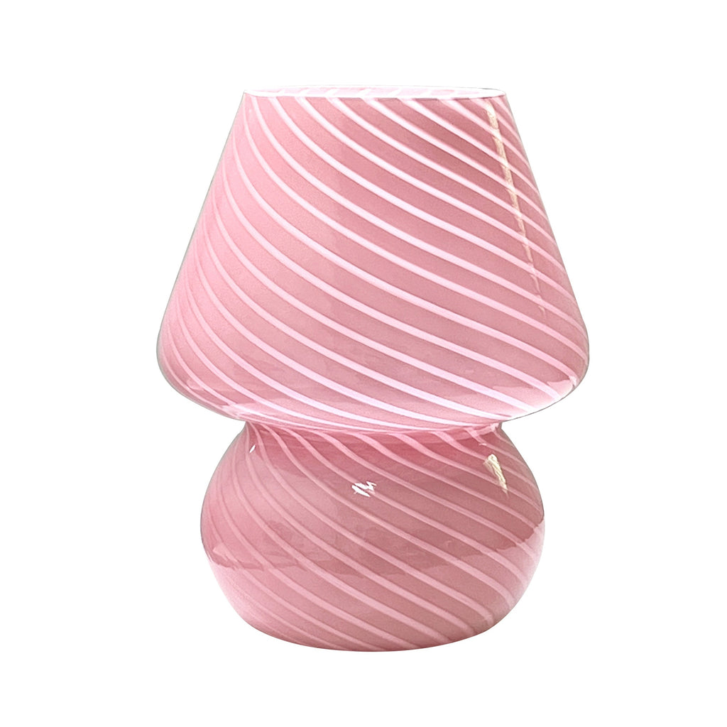 USB Dæmpbar Murano-Stil Glas Svampeinspireret Bordlampe | Temsk