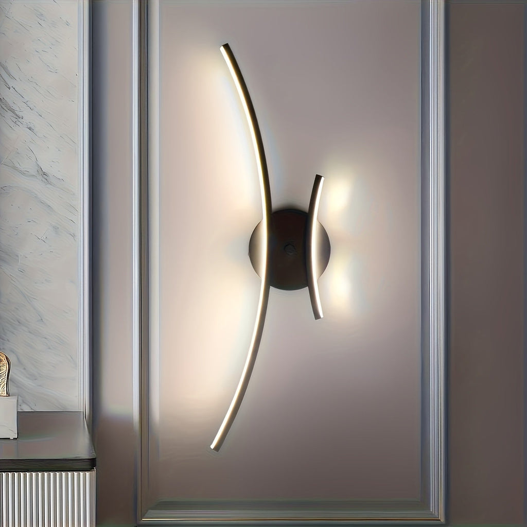 Lineare LED-Wandleuchte für Bad, Wohnzimmer und Essbereiche | Temsk