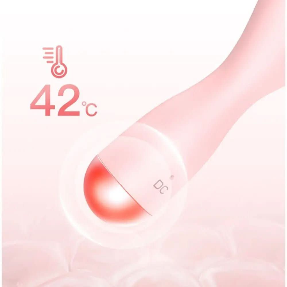 Lumivibe Electric Silicone Facial Cleanser With LED Light And 42 Celsius Heat | Temsk