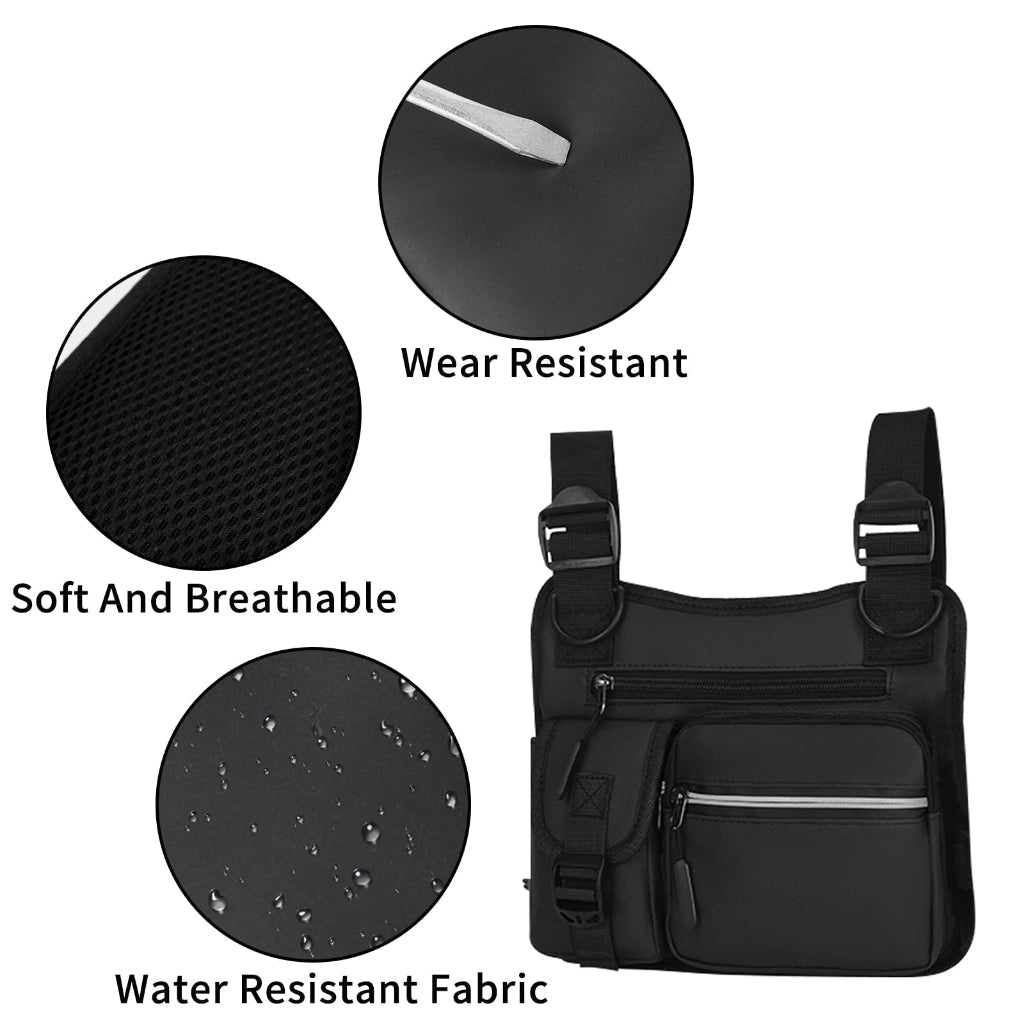 Pickleball Tactical Chest Pack With Adjustable Crossbody Strap | Temsk