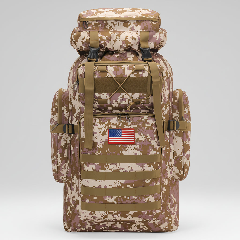 Large Capacity Hiking Daypack For Outdoor Travel And Tactical Use | Temsk