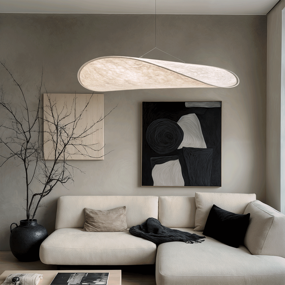 Aether Leaf Chandelier For Contemporary Living Areas In Elegant Form | Temsk