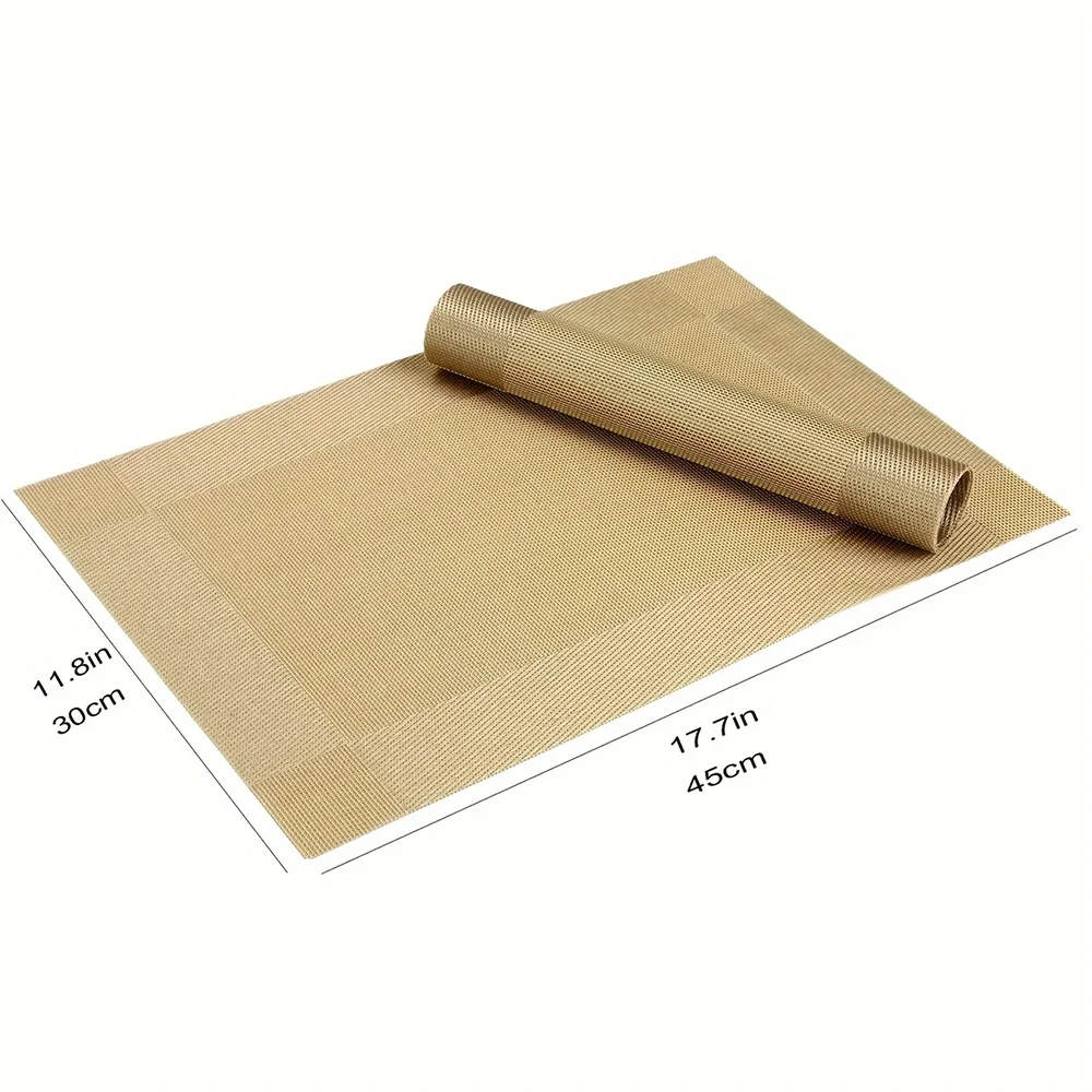 PlaciMat hitzebeständige PVC-Tischsets, waschbar und rutschfest | Temsk