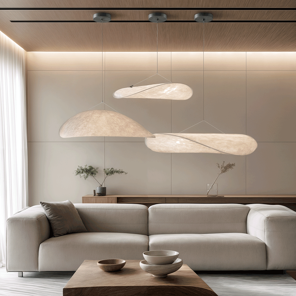 Aether Leaf Chandelier For Contemporary Living Areas In Elegant Form | Temsk