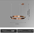 Astraelle Nordic Ring Chandelier for Modern Living Spaces | Temsk