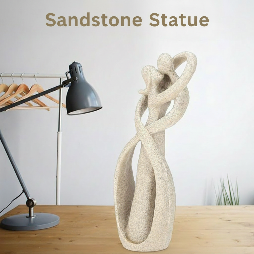Abstract Resin Couple Sculpture For Modern Home Decor | Temsk
