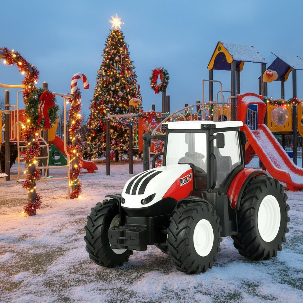 TerraMotion 1:24 Remote Controlled Electric Tractor Trailer With Lighting | Temsk