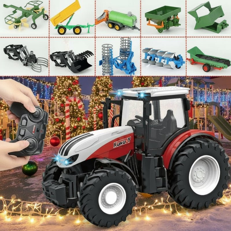 TerraMotion 1:24 Remote Controlled Electric Tractor Trailer With Lighting | Temsk