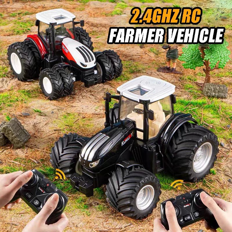 TerraMotion 1:24 Remote Controlled Electric Tractor Trailer With Lighting | Temsk