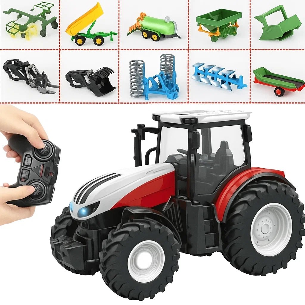 TerraMotion 1:24 Remote Controlled Electric Tractor Trailer With Lighting | Temsk