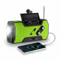 Portable Emergency Weather Radio With Solar Charging And Hand Crank | Temsk