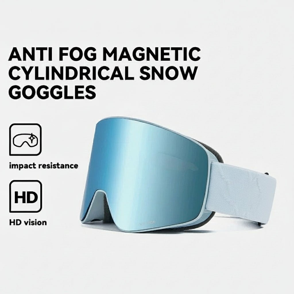 AeroNova Shift Magnetic Double Layer Anti Fog Ski Goggles With UV400 Protection | Temsk