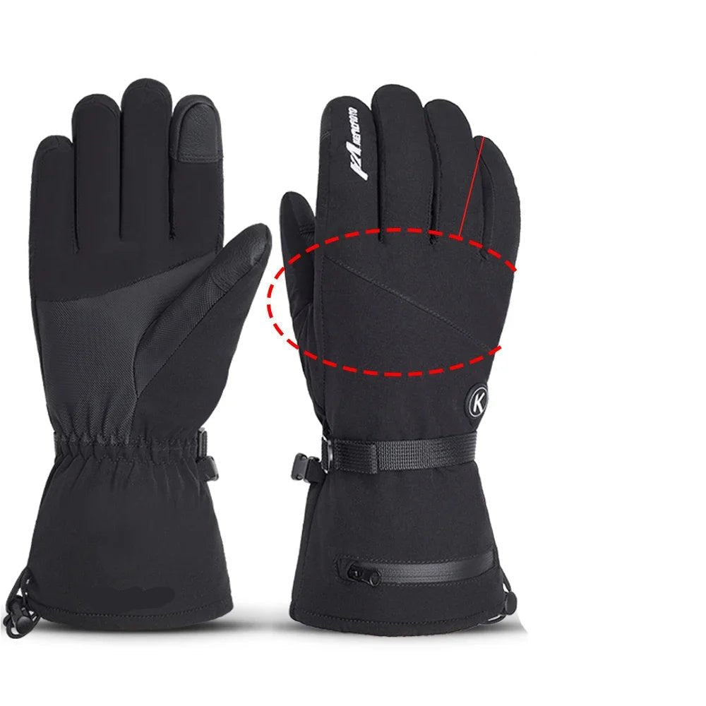Frostguard Heated Winter Gloves With Rechargeable Heating For Outdoor Activities | Temsk