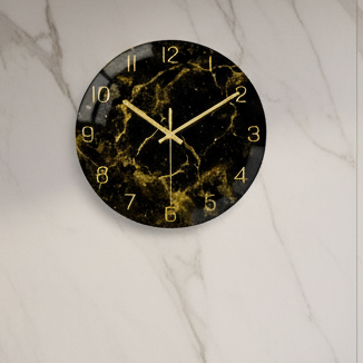 LumaGlass Modern Wall Clock With Glass Design For Stylish Rooms | Temsk