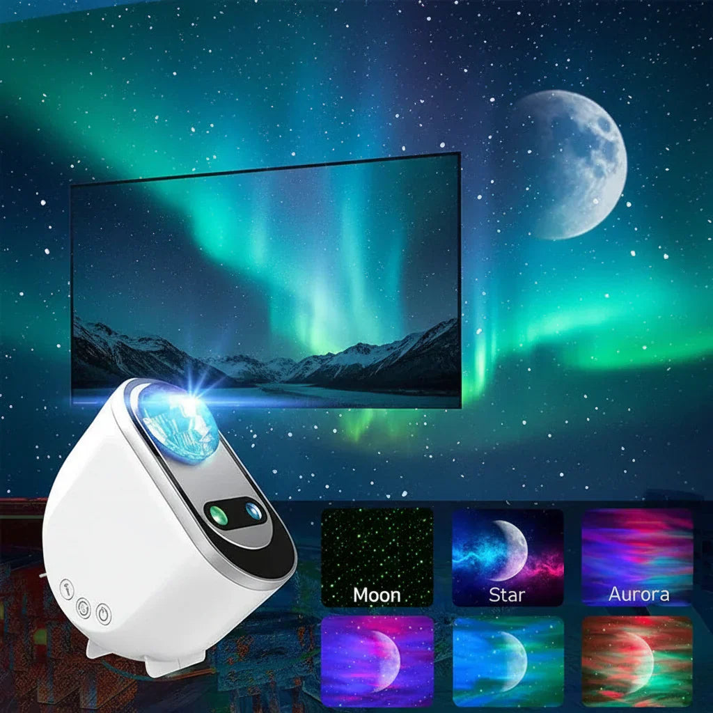 Aurora Galaxy Night Light Projector With Remote Control | Temsk