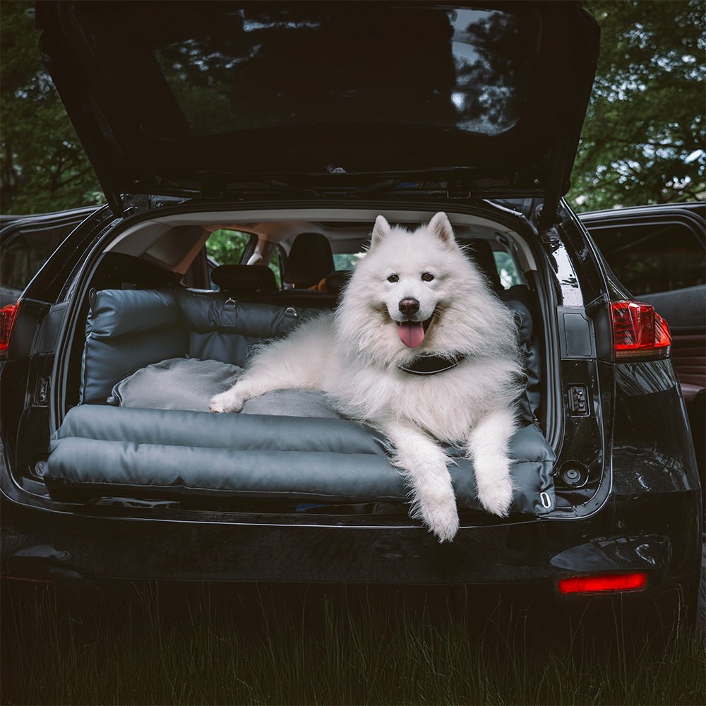 PawVogue Elite Large Dog Car Seat Bed In Faux Leather With Elegant Finish Non Slip | Temsk