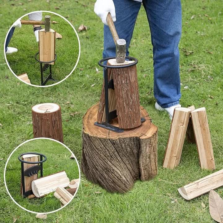 KindleSplit Safe Wood Splitter for Effortless Firewood Splitting | Temsk