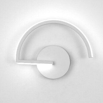 Kurvenlinien-LED-Wandleuchte mit skulpturalem Bogenlicht | Temsk
