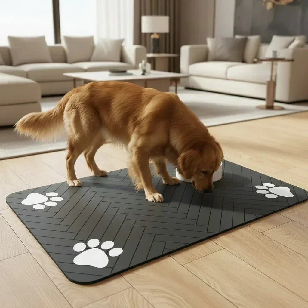 PawGuard Absorbent Feeding Pad With Waterproof Non Slip Bottom | Temsk
