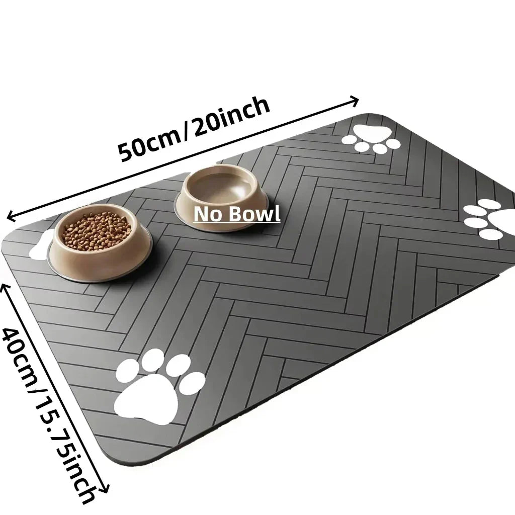 PawGuard Absorbent Feeding Pad With Waterproof Non Slip Bottom | Temsk