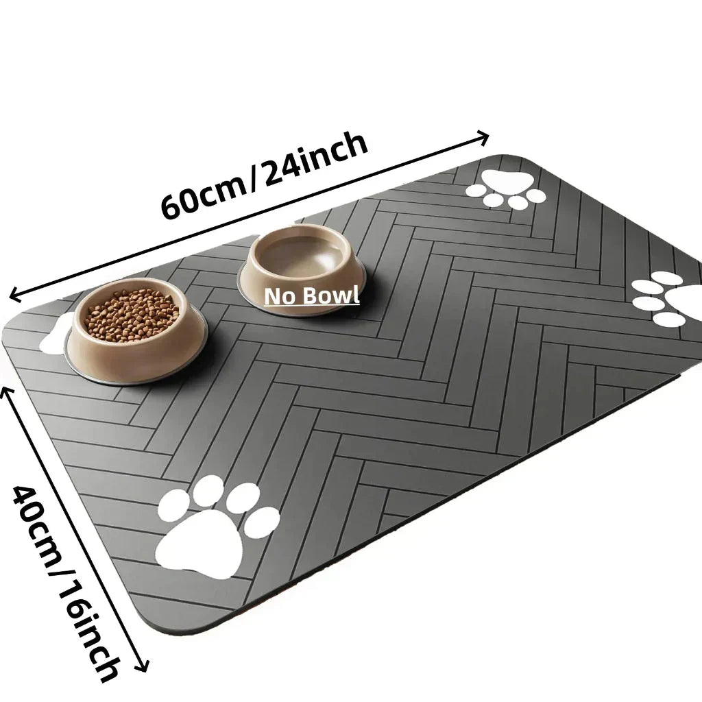 PawGuard Absorbent Feeding Pad With Waterproof Non Slip Bottom | Temsk