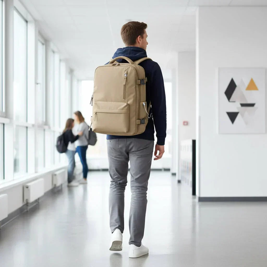Versatile Laptop Backpack For School And Travel With Spacious Main Compartment | Temsk