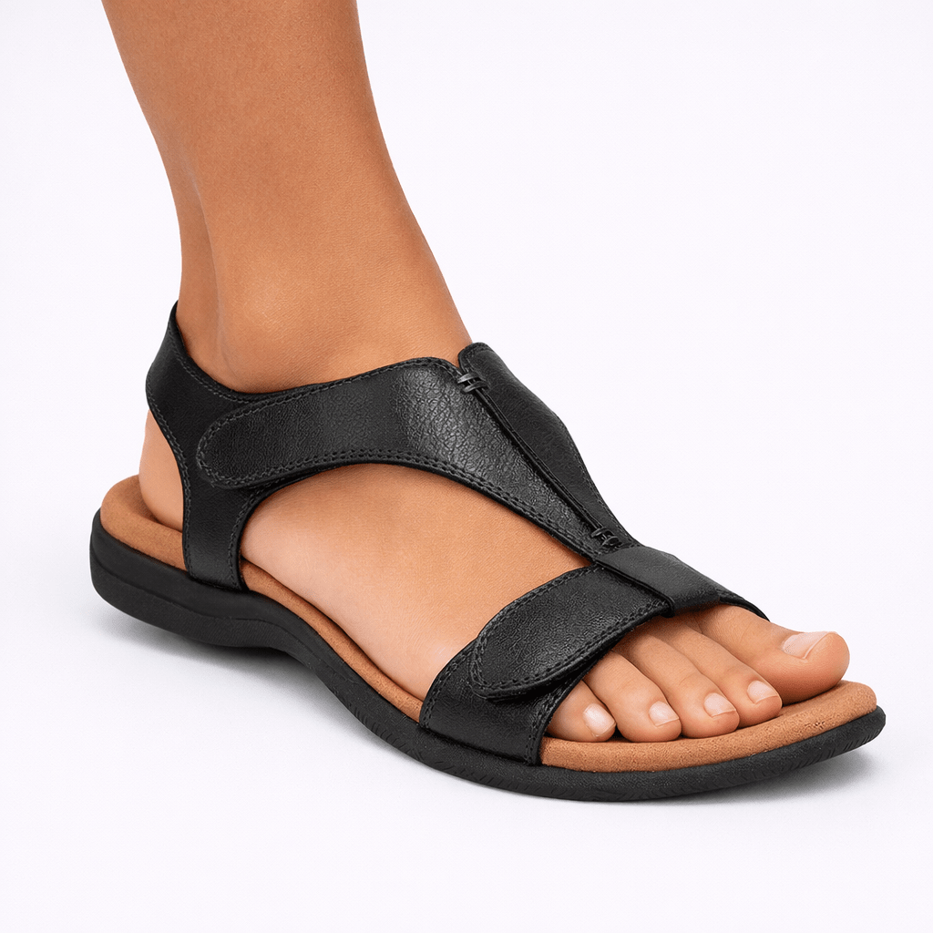 Adjustable Orthopedic Sandals for Women With Cushioned Footbed | Temsk