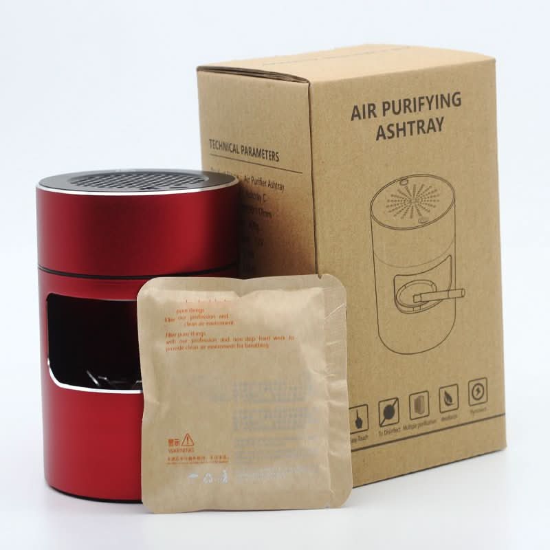 AeroPure Portable Smokeless Ashtray With HEPA Filter And USB Battery | Temsk