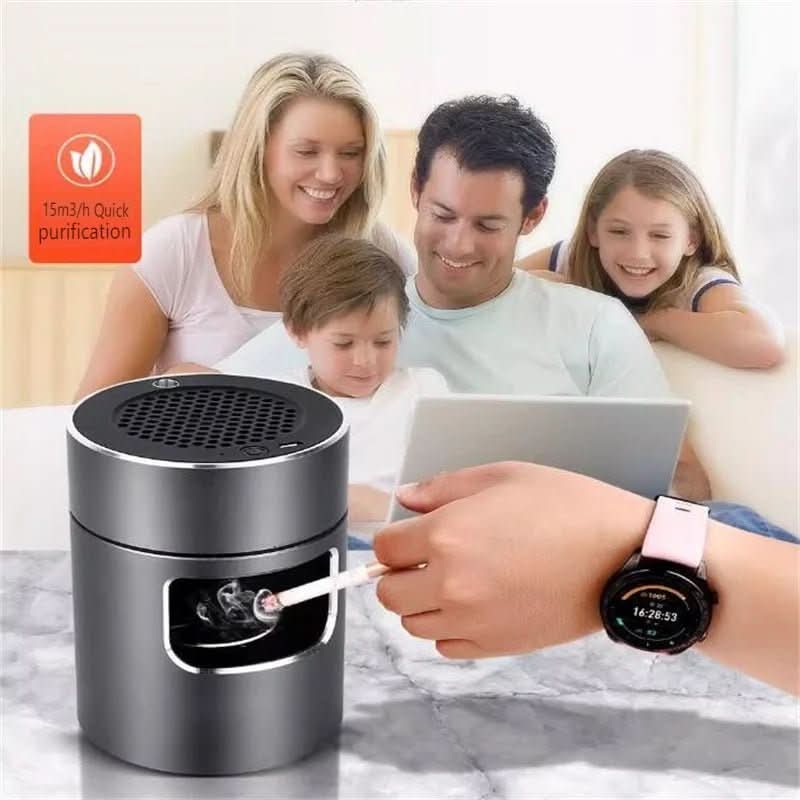 AeroPure Portable Smokeless Ashtray With HEPA Filter And USB Battery | Temsk