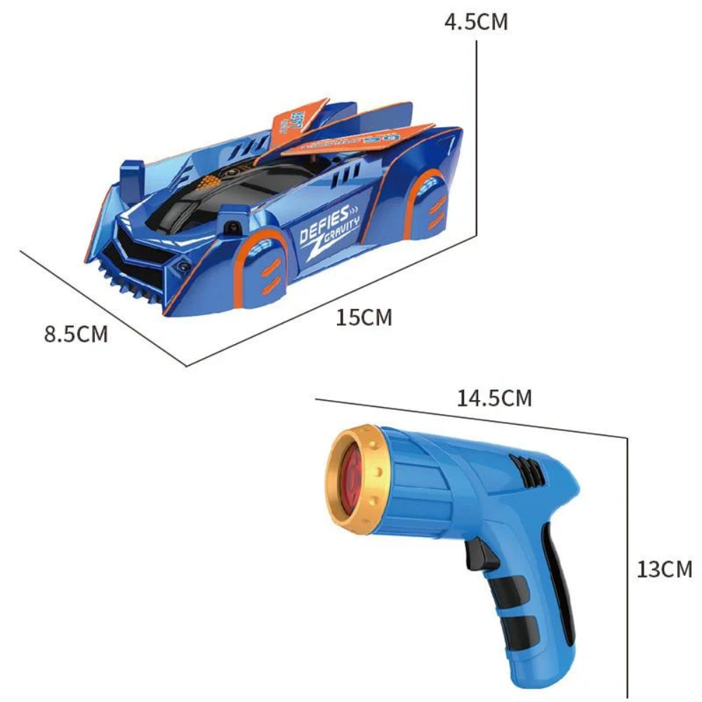 Laser Guided Wall Climbing RC Car For Kids Ceiling Racing Toy | Temsk