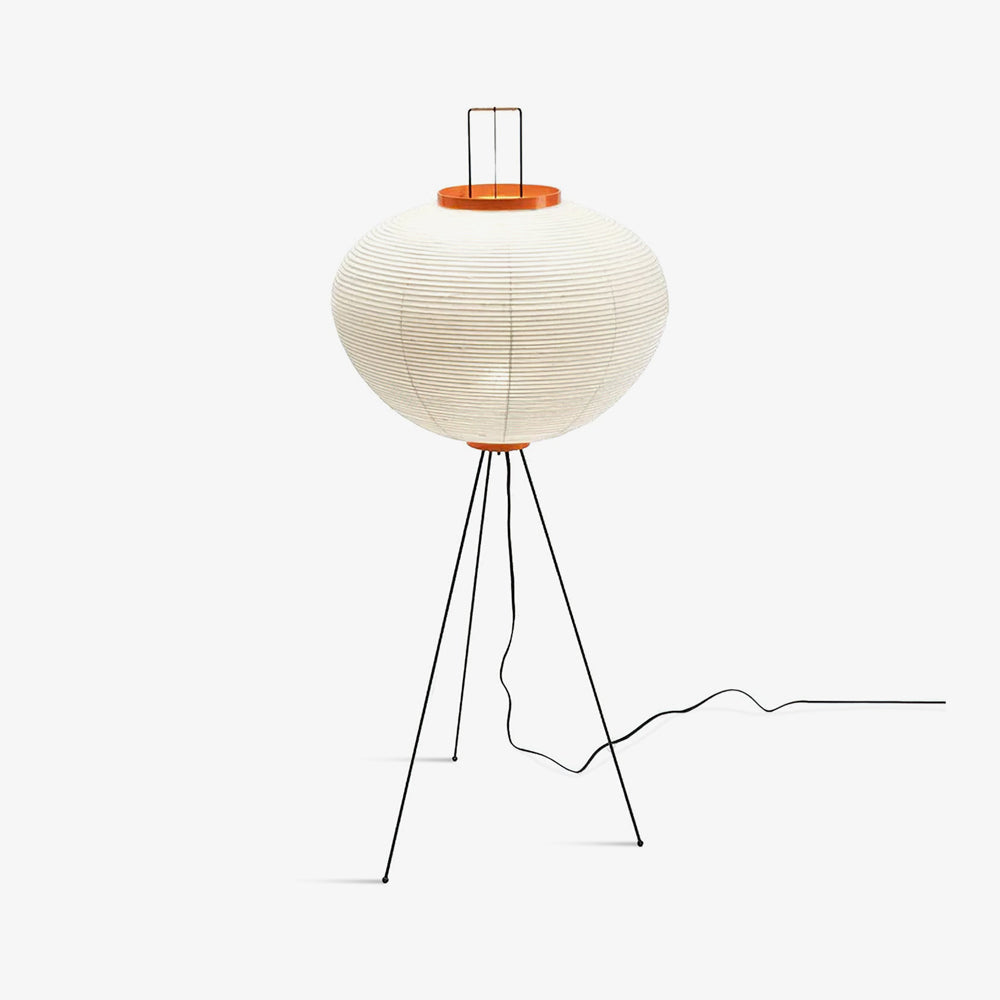 AstraLume Floor Lamp With Rice Paper Shade And Minimalist Warmth | Temsk