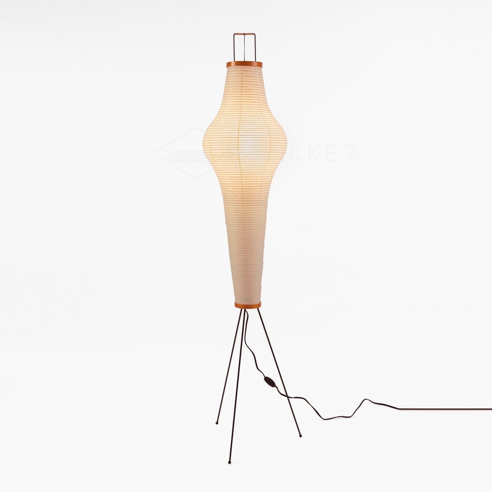 AstraLume Floor Lamp With Rice Paper Shade And Minimalist Warmth | Temsk