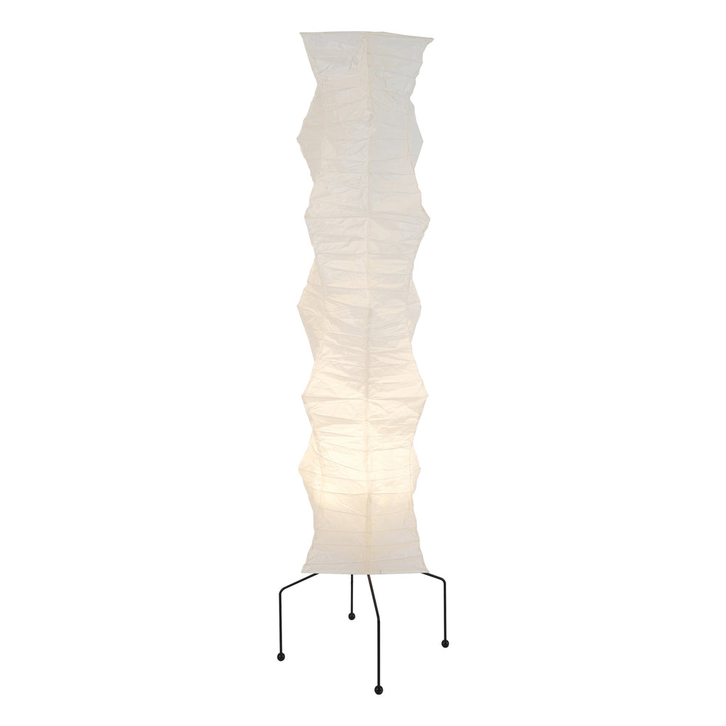 AstraLume Floor Lamp With Rice Paper Shade And Minimalist Warmth | Temsk