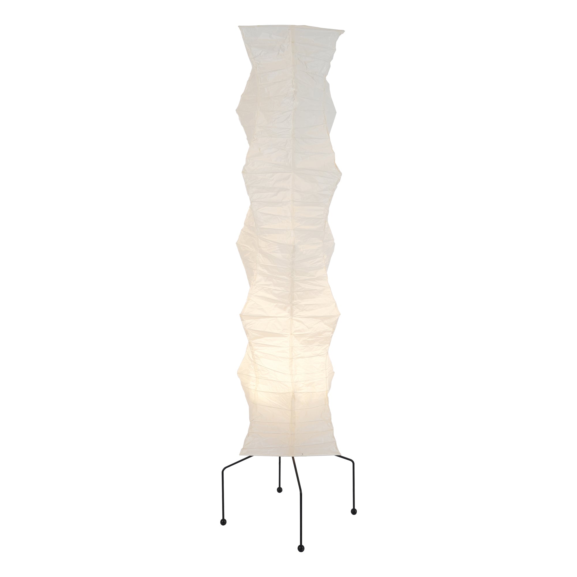 AstraLume Floor Lamp With Rice Paper Shade And Minimalist Warmth | Temsk